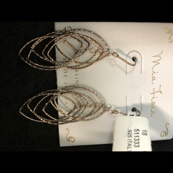 Mia Fiore sterling silver earrings, new - Picture 1 of 2